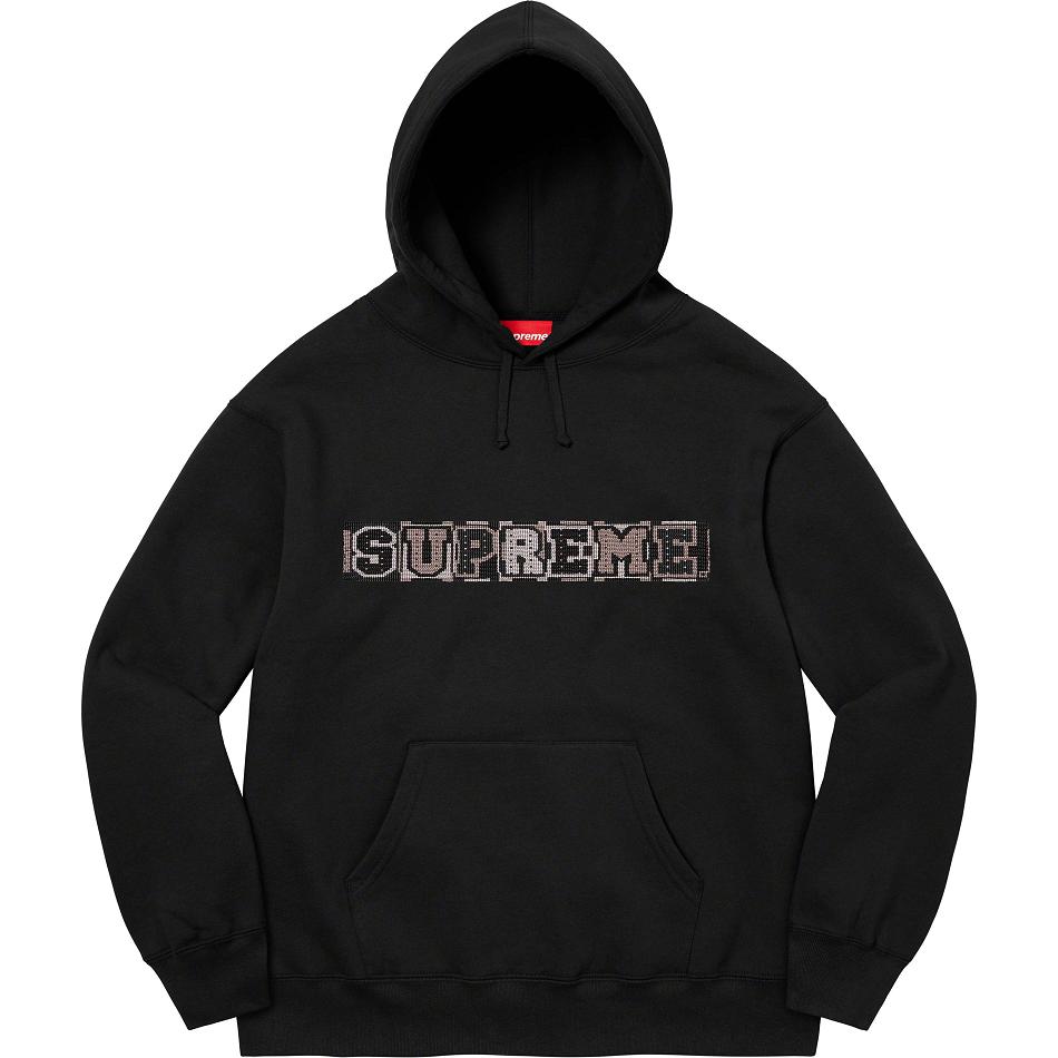 Supreme Beaded Hætte Sweatshirts Sort | DK316KI