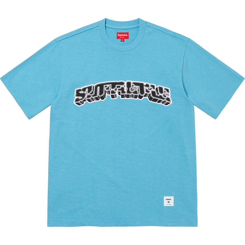 Supreme Block Arc S/S Top Trøjer Blå | DK260FM