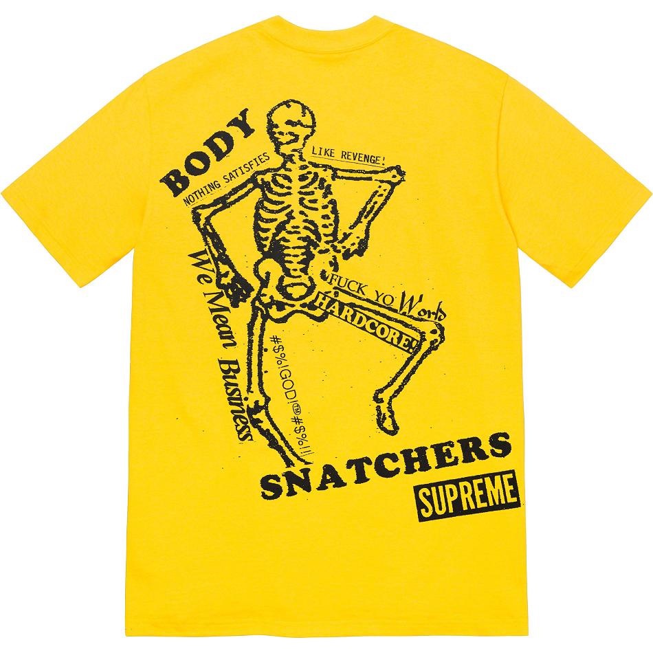 Supreme Body Snatchers Tee T Shirts Gul | DK348BC