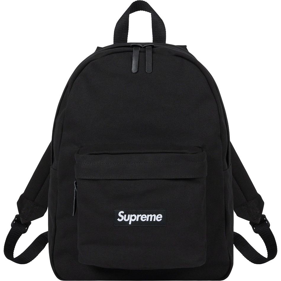 Supreme Canvas Backpack Taske Sort | DK425VD