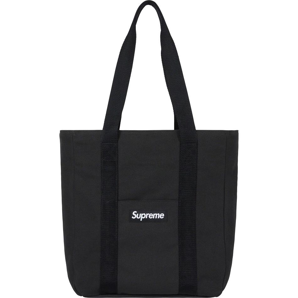 Supreme Canvas Tote Taske Sort | DK424CE