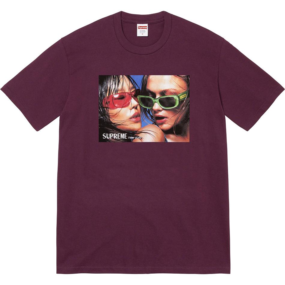 Supreme Eyewear Tee T Shirts Bordeaux | DK363DN