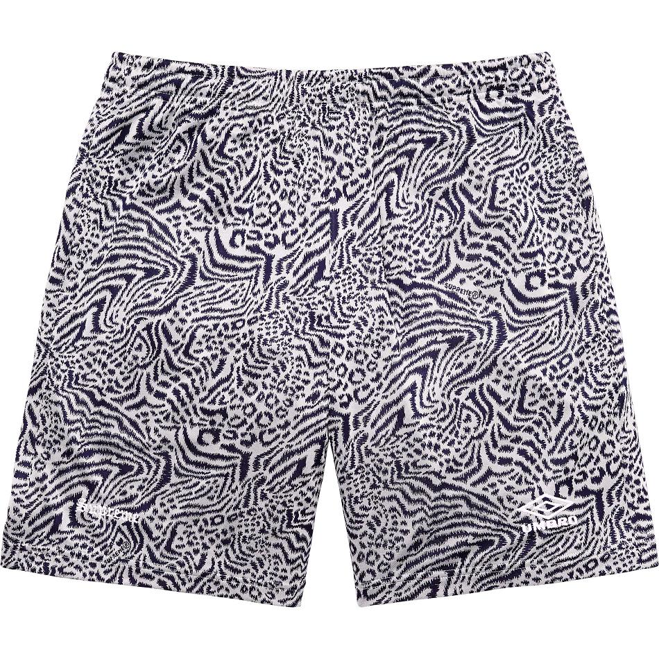 Supreme Jacquard Animal Print Soccer Shorts Mørkeblå | DK231AP