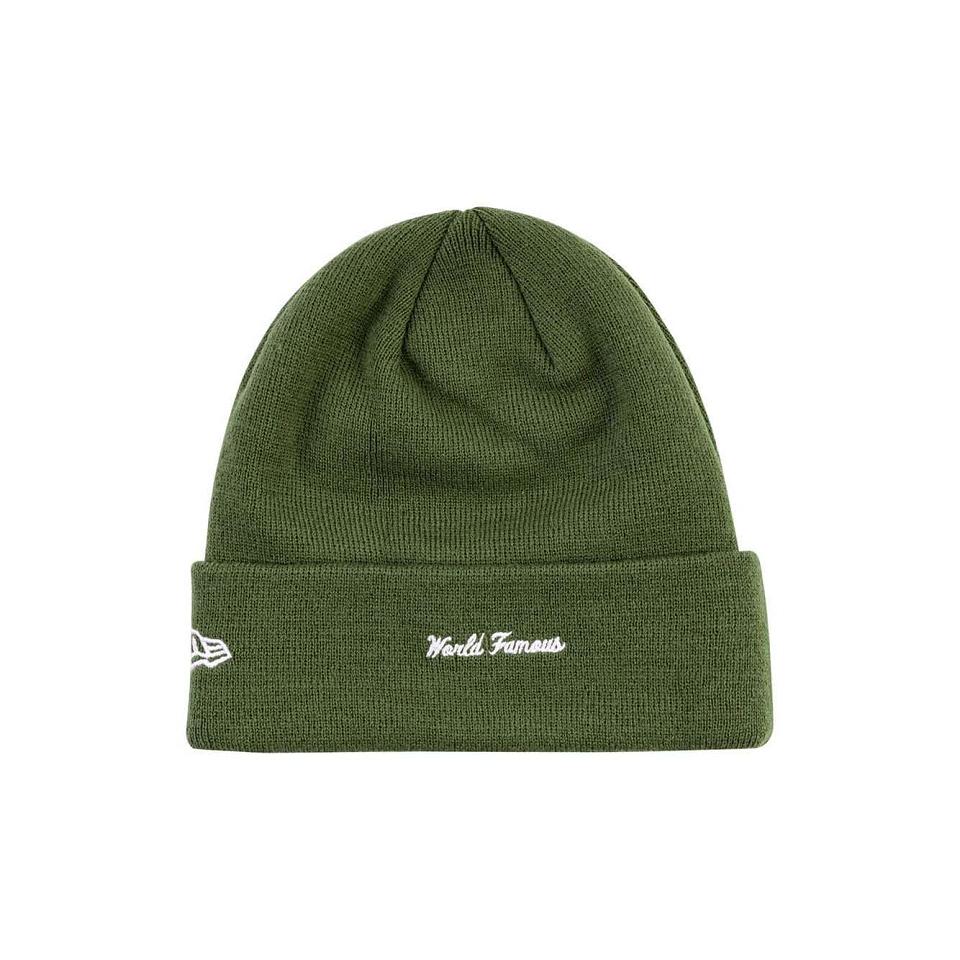 Supreme New Era Cross Box-Logo Beanie Hat Grøn | DK482WY