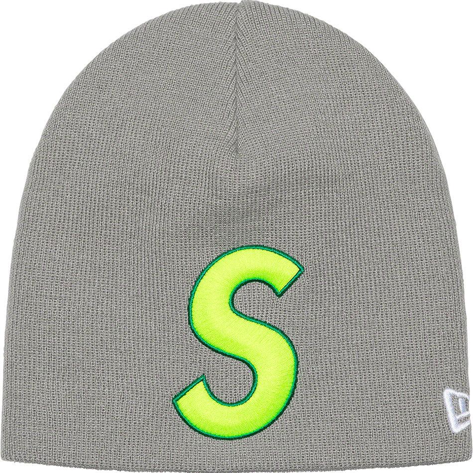 Supreme New Era® S Logo Beanie Hat Grå | DK440SO