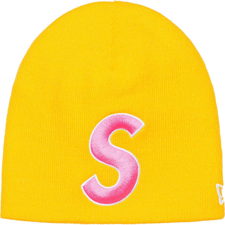 Supreme New Era® S Logo Beanie Hat Gul | DK438PQ