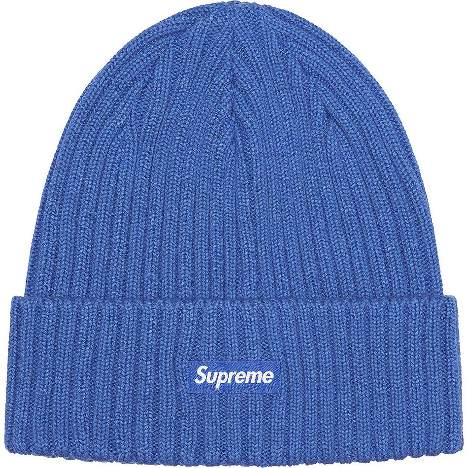 Supreme Overdyed Beanie Hat Blå | DK434YU