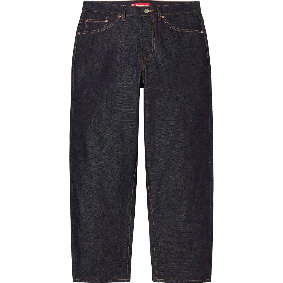 Supreme Rigid Baggy Jean Bukser Sort | DK164CE