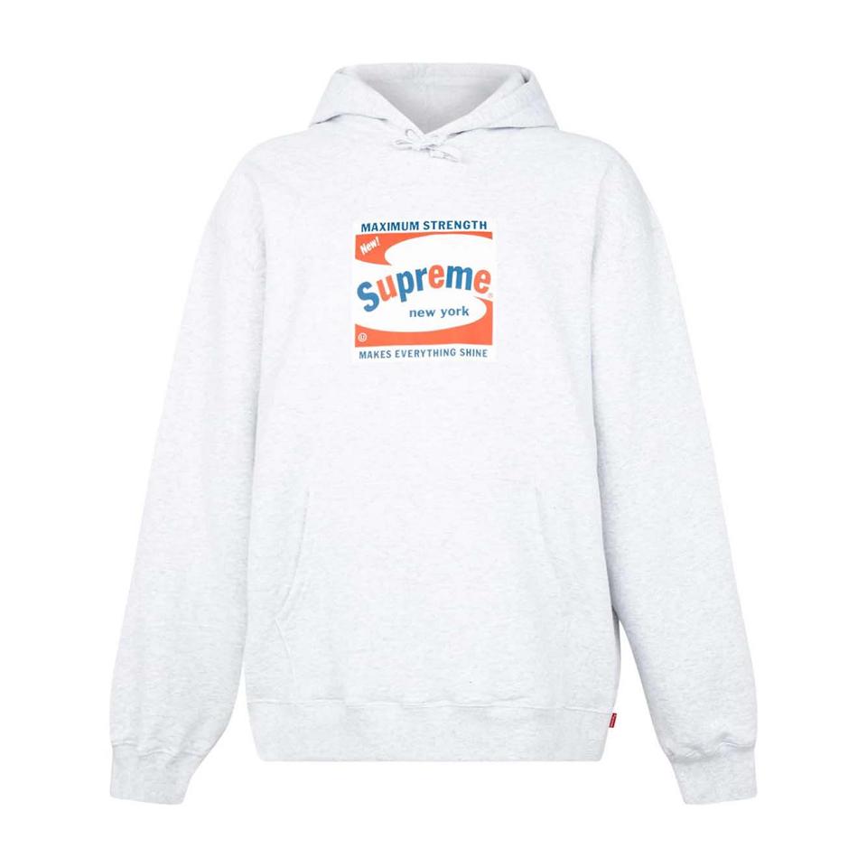 Supreme Shine Logo Print Hættetrøje Hvide | DK123UT