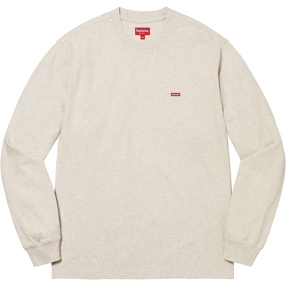 Supreme Small Box L/S Tee Trøjer Beige | DK248WY