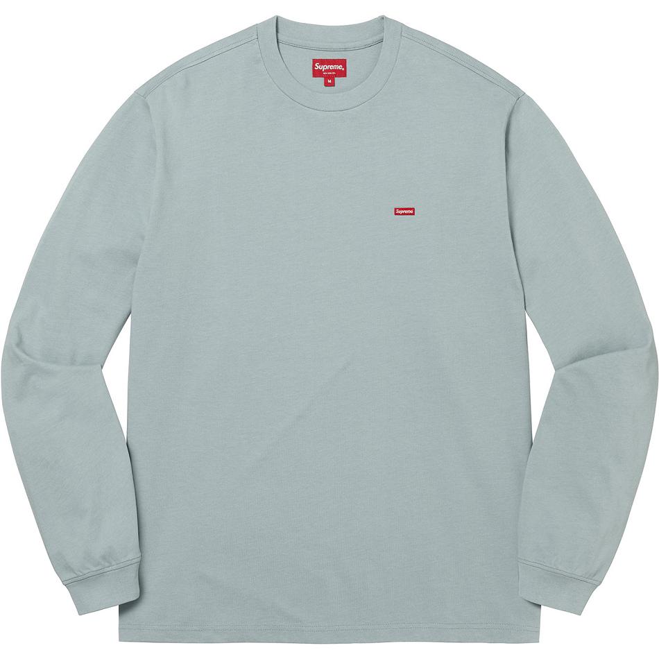 Supreme Small Box L/S Tee Trøjer Turkis | DK246MA