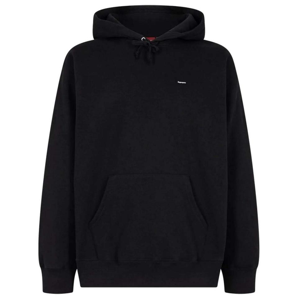 Supreme Small Box Logo Hættetrøje Sort | DK126PQ