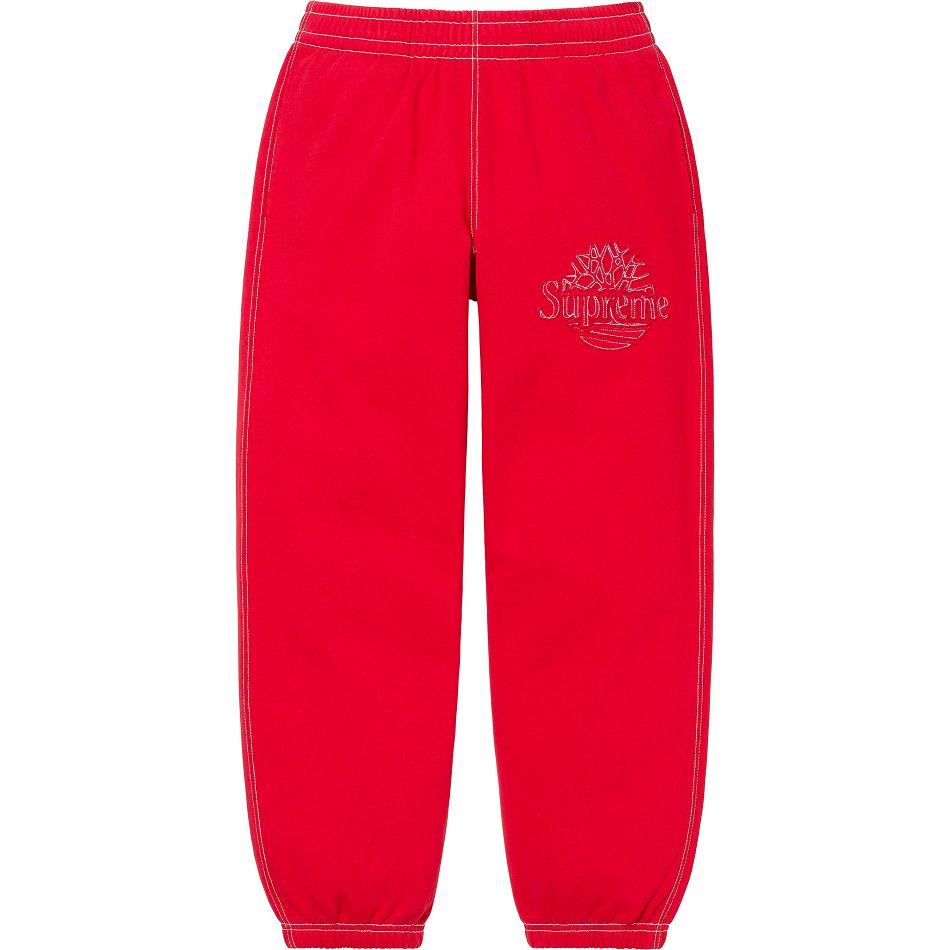 Supreme Timberland® Sweatpant Bukser Rød | DK182FM