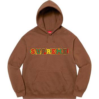 Supreme Beaded Hætte Sweatshirts Brune | DK318ZG