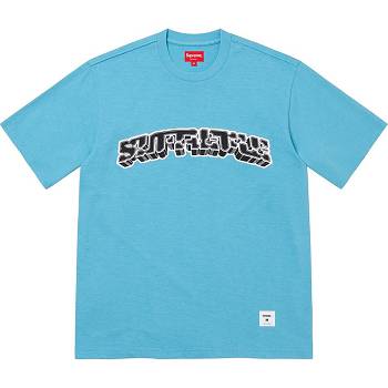 Supreme Block Arc S/S Top Trøjer Blå | DK260FM