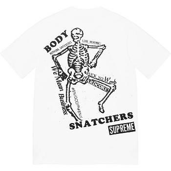 Supreme Body Snatchers Tee T Shirts Hvide | DK346CE