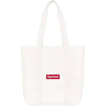 Supreme Canvas Tote Taske Hvide | DK423XF