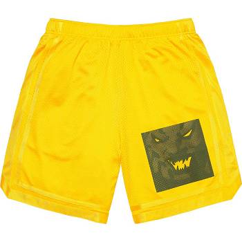 Supreme Ronin Mesh Shorts Gul | DK243VD