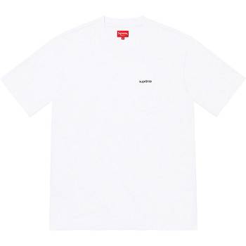 Supreme S/S Pocket Tee Trøjer Hvide | DK269VD