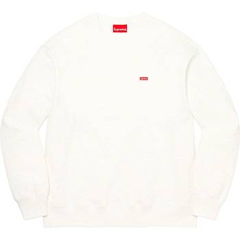 Supreme Small Box Crewneck Sweatshirts Hvide | DK308PQ