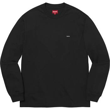 Supreme Small Box L/S Tee Trøjer Sort | DK249EX