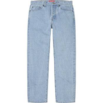 Supreme Stone Washed Slim Jean Bukser Blå | DK156FM