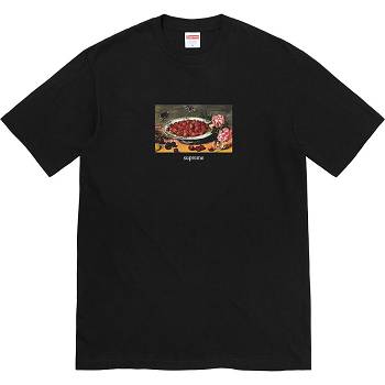 Supreme Strawberries Tee T Shirts Sort | DK343LH