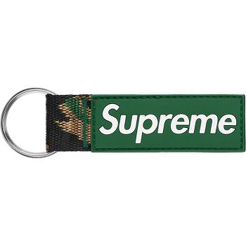 Supreme Webbing Keychain Accessories Grøn | DK407TV